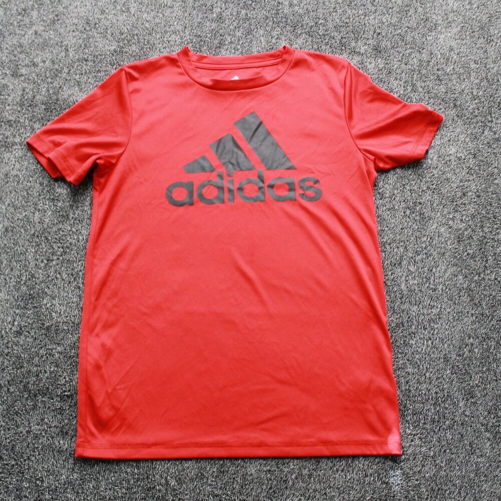 Adidas T Shirt Red Size M (10/12) Boys